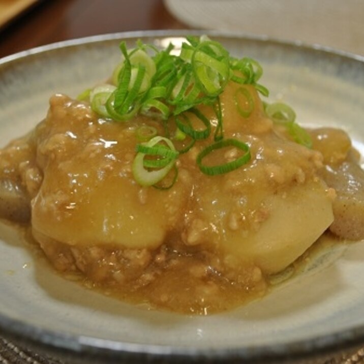 里芋の肉味噌あんかけ柚子胡椒風味